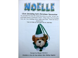 Noelle 12cm Bear  Head Decoration 