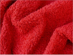 Schulte Red Cotton Plush 9mm Pile - LIMITED STOCK