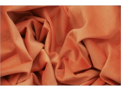 Velvet Mini Bear Fabric - Peach