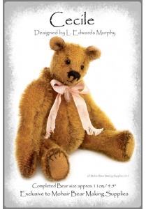 Cecile Mohair Teddy Bear Kit 4.5" / 11cm