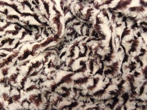 Brown Zebra Rose 6mm Pile