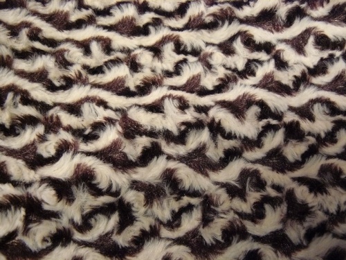 Brown Zebra Rose 6mm Pile