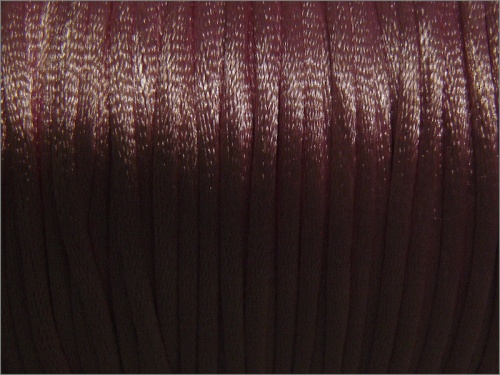 Dark Rattail Brown Silky Cord  2mm