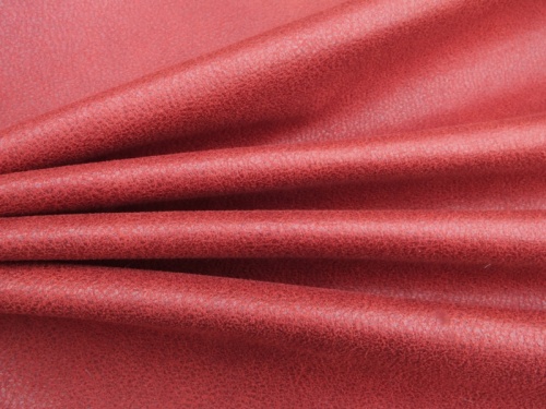 China Red Faux Nubuck 