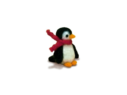 Needle Felting Kit - Penguin