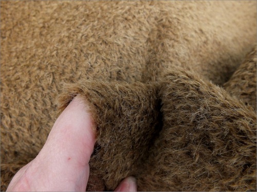 Vintage Brown Felted Alpaca 9mm pile 74