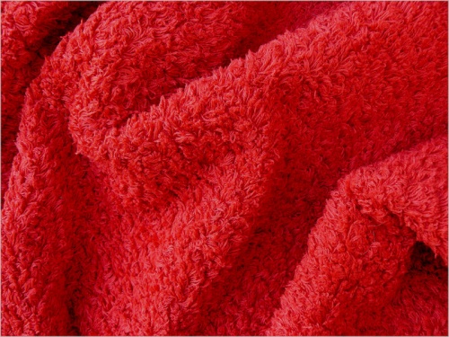 Schulte Red Cotton Plush 9mm Pile - LIMITED STOCK