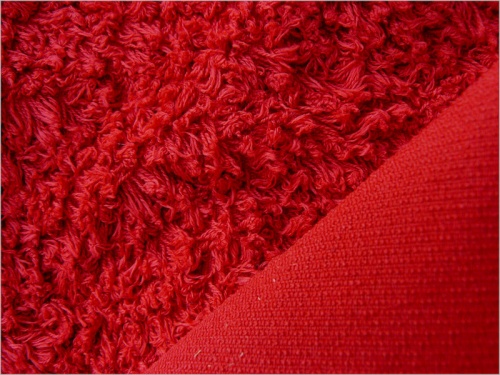 Schulte Red Cotton Plush 9mm Pile - LIMITED STOCK