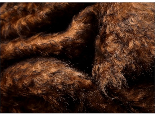 Schulte Chestnut Brown Tip 40mm Mohair - 75