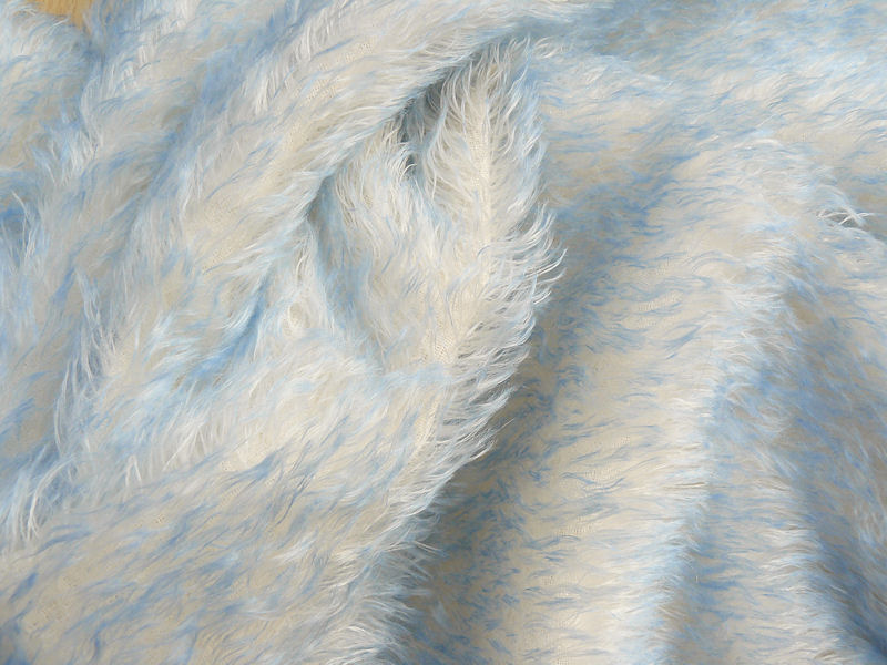 Schulte Mohair Fabric Blue Tipped 25mm Pile MT30 