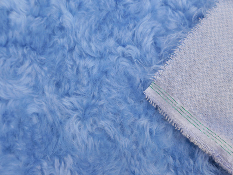 Schulte Mohair Fabric Baby Blue 10mm Pile MT2 