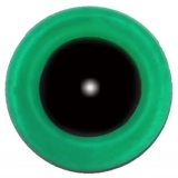 Jade Green Transparent Glass Eyes