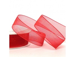 Red 15mm Organza Ribbon