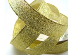 Gold Lurex 15mm Ribbon