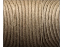 Wax Cotton Cord Light Brown