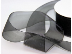 Black 38mm Organza Ribbon