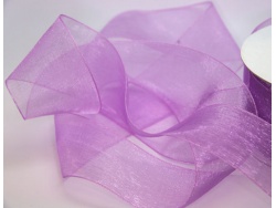 Lilac 38mm Organza Ribbon