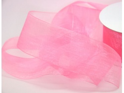 Pink Delight 38mm Organza Ribbon