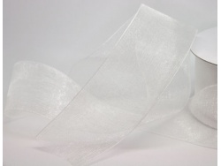 Bridal White 38mm Organza Ribbon