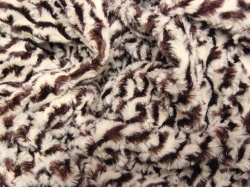 Brown Zebra Rose 6mm Pile