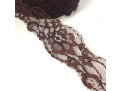 Embroidery Brown Lace 38mm Ribbon Roll