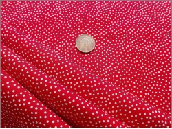 Michael Miller Cotton Red Garden Pindot 13