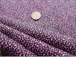 Cotton Burgundy Speckled 8