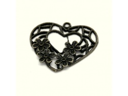 Flower Hearts (bronze colour) TB189