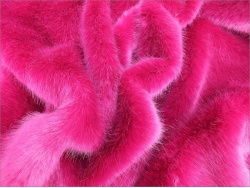 Fushia Mink 20-30mm pile 