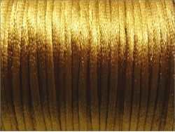 Gold Rattail Silky Cord  2mm