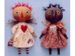 Clothespin Garden Angels - Angelica & Annie