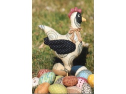 Scrappy Hen & Her Easter Eggs