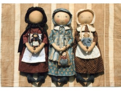 Early Style Dolls - Prairie- Amish - Pilgrim