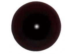 Dark Brown Transparent Glass Eyes