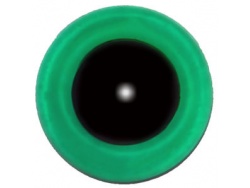 Jade Green Transparent Glass Eyes