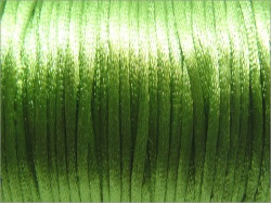 Lime Rattail Silky Cord  2mm