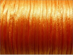 Orange Rattail Silky Cord  2mm