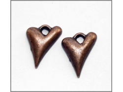Heart Charm (antique copper colour) TB140