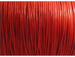 Wax Cotton Cord Red