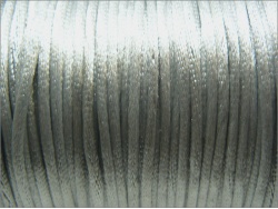 Silver Rattail Silky Cord  2mm