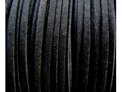 Suede Cord Black 3mm 5m
