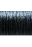 Black Rattail Silky Cord  2mm