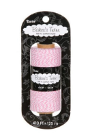 Bakers Twine 2 ply  Pink and Ivory