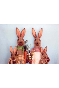 Country Bunny Family