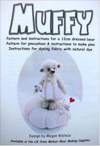 Muffy 12cm bear Pin Cushion Pattern 