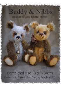Buddy & Nibbs 14" Bear Pattern 