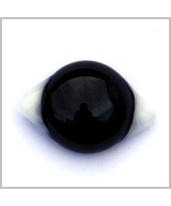 Black Transparent Glass White Corner Eyes