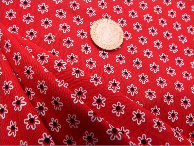 Cotton Red Daisy
