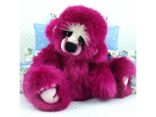 Fushia Mink 20-30mm pile 