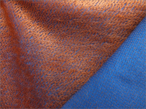 Helmbold Rust on Blue 5mm Sparse Mohair 